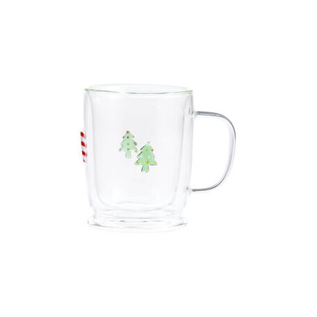 Charm Christmas Inlay Glass Dishware Collection